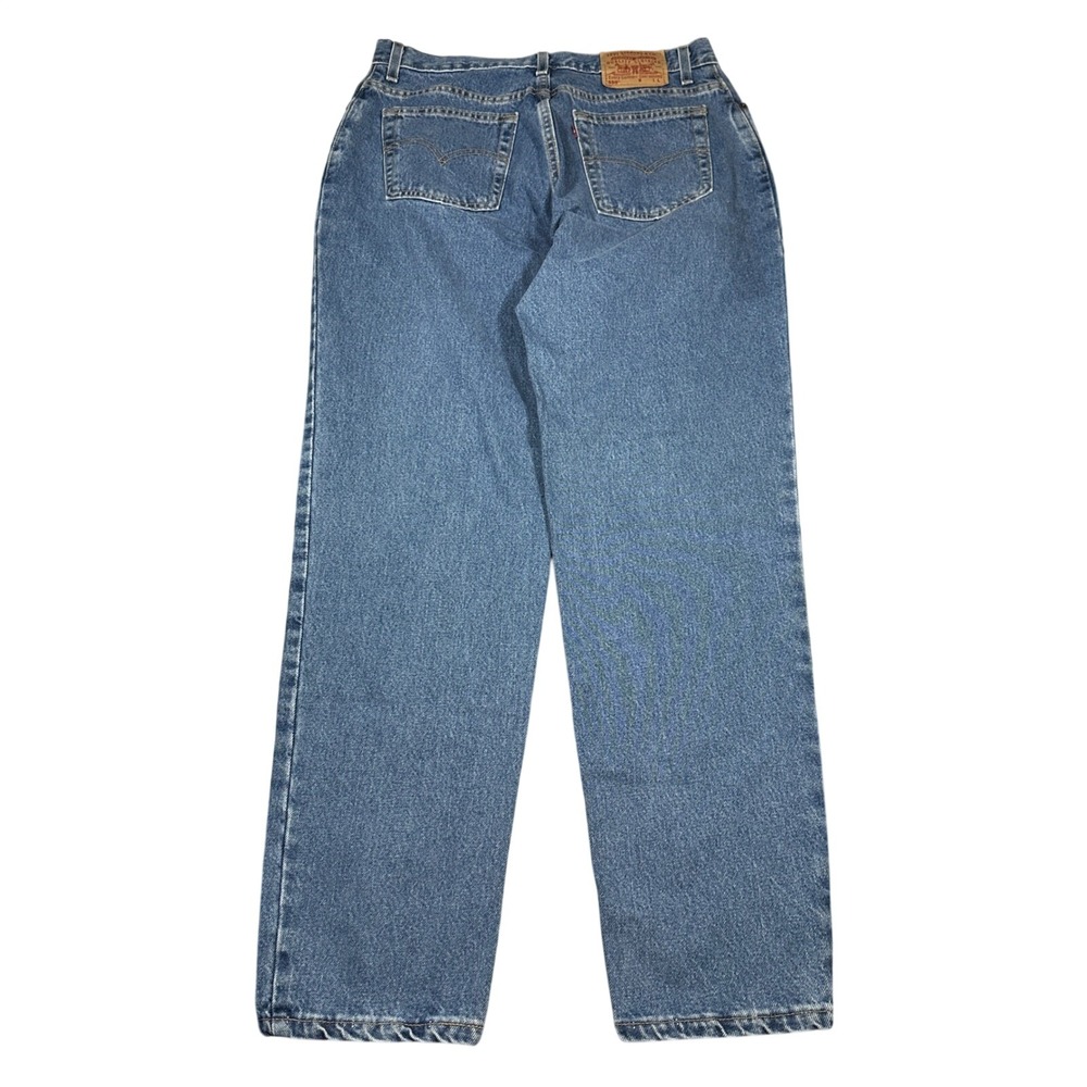 Vintage 90s Levi's 550 (*32x32.5) Relaxed Fit Blue Jeans Made in USA‎ Women's 16